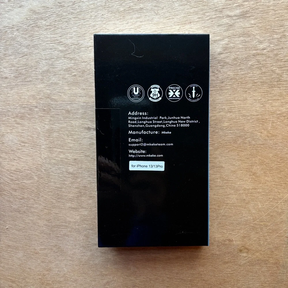 Mkeke Glass Screen Protectors for IPhone 13/13 Pro - 2 Pack